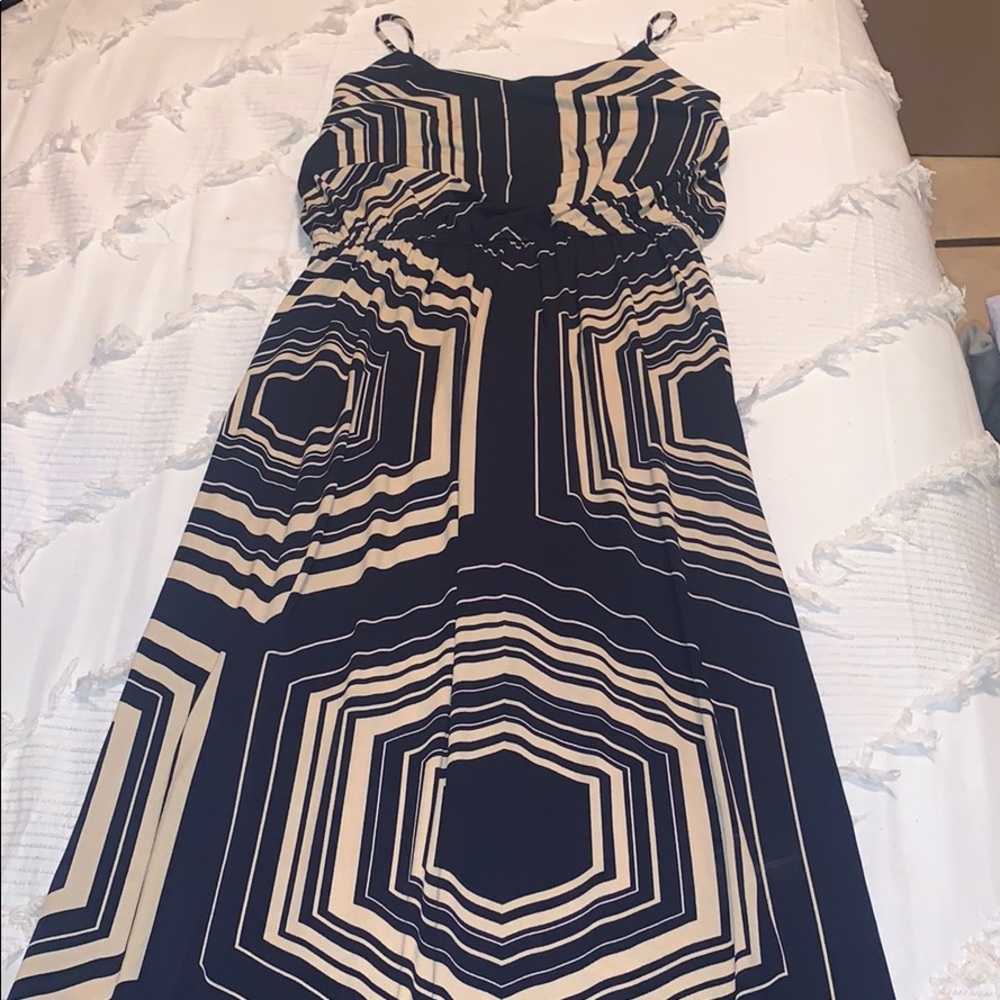Long patterned dress